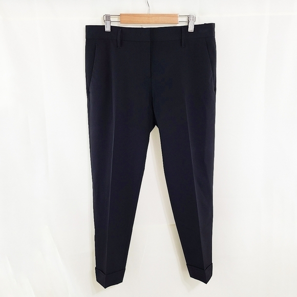 Prada black pleat front pants size 40 - Picture 1 of 6